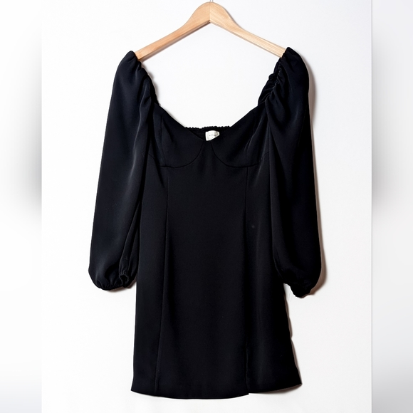 Aritzia Black Long Sleeve Dress - Picture 9 of 14